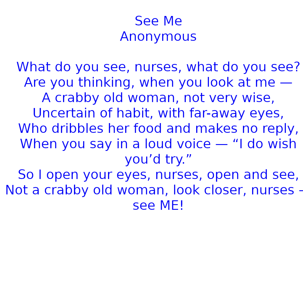 Poem by Anonymous
