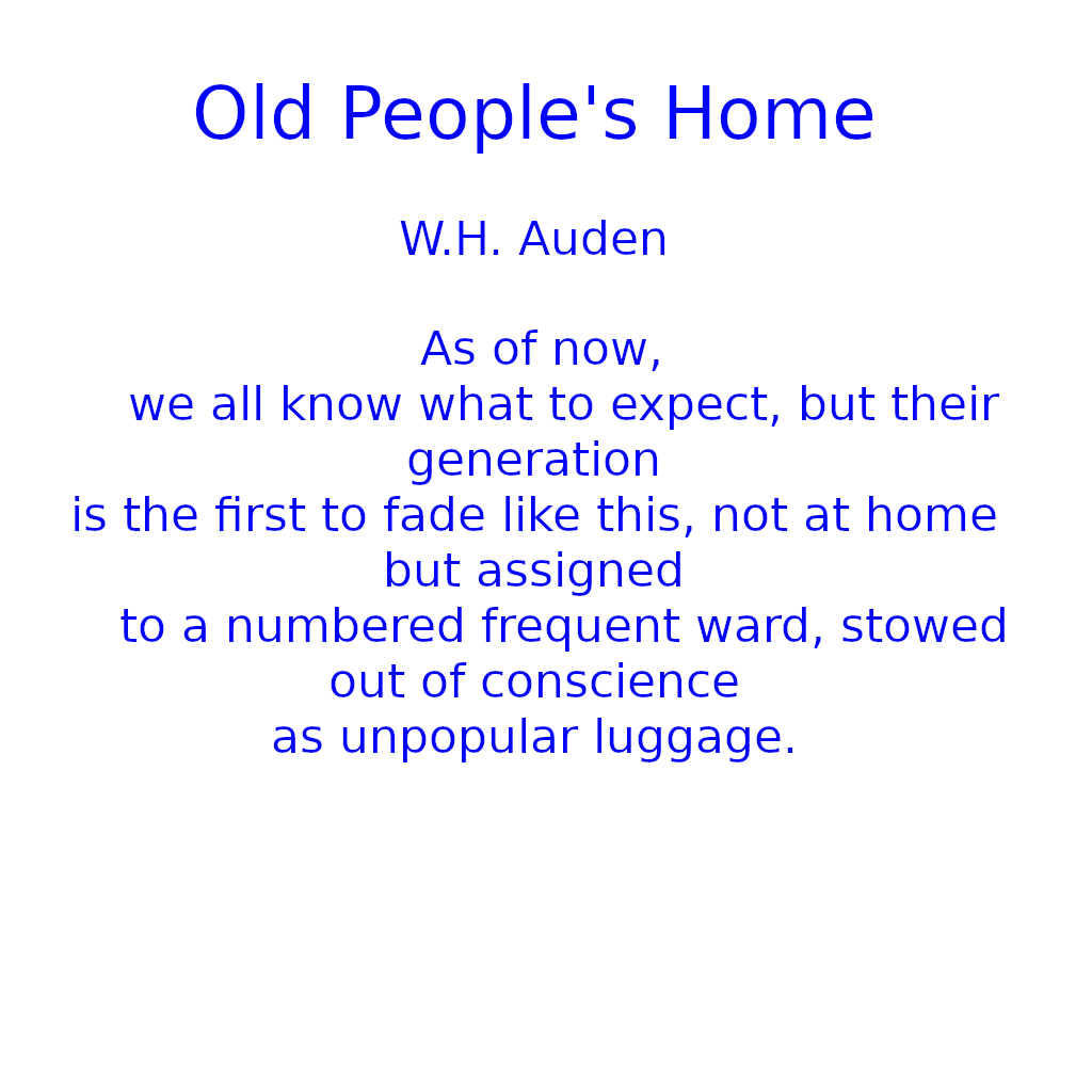 Old Peoples Home